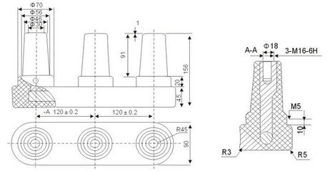 中國福一開電氣 10KV套管座的生產與應用